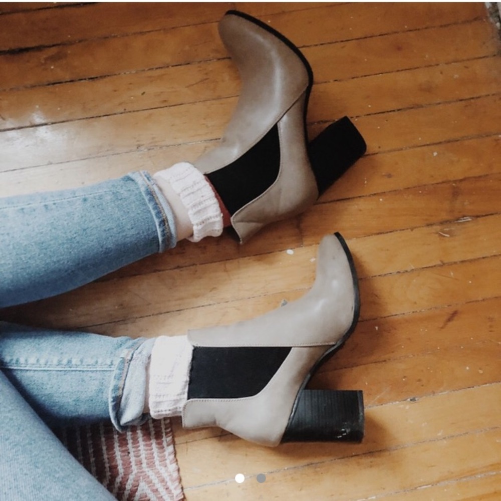 Brown booties